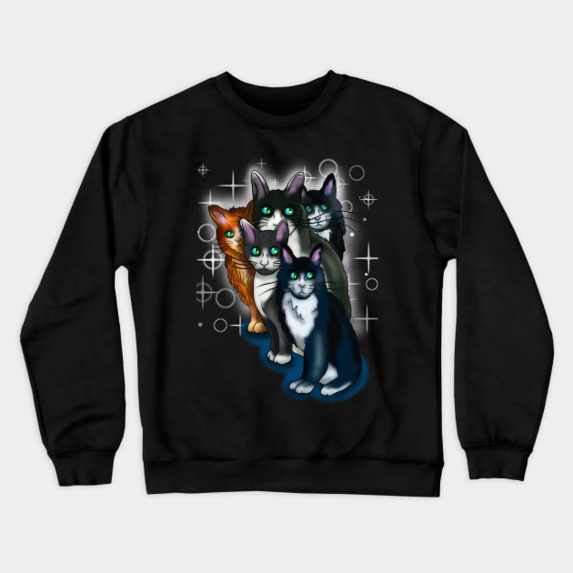 Dare to be different cats Crewneck Sweatshirt by cuisinecat